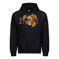 Black american mom skull Urban Hoodie - CowGirlArtShop