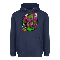 Navy halloween lunch lady Heavyweight Hoodie - BarkalooDesign