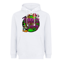 White halloween lunch lady Heavyweight Hoodie - BarkalooDesign