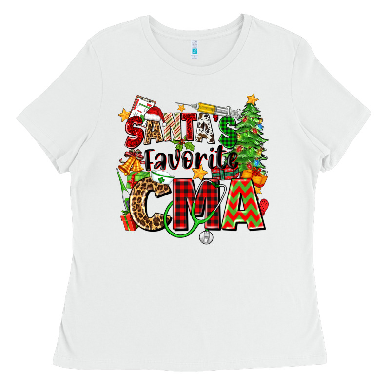 Santa's Favorite Cma Ladies Tee by Zillion Design Studio | Teevron