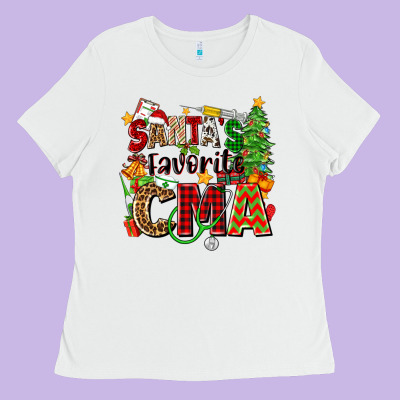 Santa's Favorite Cma Ladies Tee Designed By Zillion Design Studio