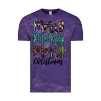 Cloud Purple merry christmas Vintage Tee - JahusDesignShop