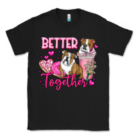 Black Be Mine Valentine Dog Classic Tee - CowhideDigitalArt