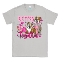 Moon Dust Be Mine Valentine Dog Classic Tee - CowhideDigitalArt