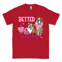 Red Be Mine Valentine Dog Classic Tee - CowhideDigitalArt