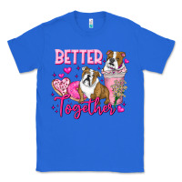 True Royal Be Mine Valentine Dog Classic Tee - CowhideDigitalArt