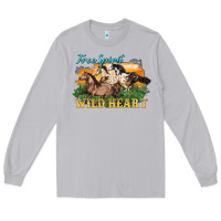 Moon Dust free spirit wild heart 3 horses Long Sleeve Tee - LillyAllenDesigns