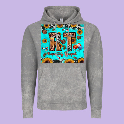 Rt Respiratory Therapist Vintage Hoodie Designed By Jahusdesignshop