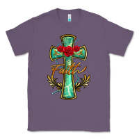 Lavender cross faith Classic Tee - BarkalooDesign