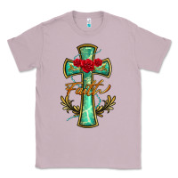 Lilac cross faith Classic Tee - BarkalooDesign