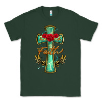 Sports Green cross faith Classic Tee - BarkalooDesign