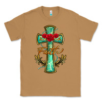 Toasted Coconut cross faith Classic Tee - BarkalooDesign