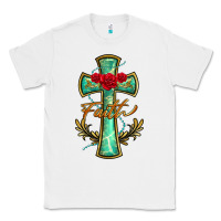 White cross faith Classic Tee - BarkalooDesign