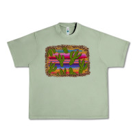 Oil Green cinco de mayo leopard frame Urban Heavy Tee - Artiststas