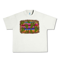 Pistachio cinco de mayo leopard frame Urban Heavy Tee - Artiststas