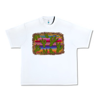 White cinco de mayo leopard frame Urban Heavy Tee - Artiststas