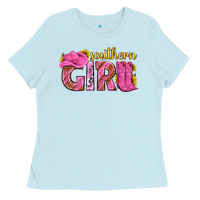 Baby Blue southern girl western Ladies Tee - texasbilliewilder