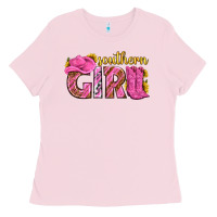 Bubblegum Pink southern girl western Ladies Tee - texasbilliewilder