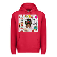 Cardinal afro teacher life Premium Hoodie - NancyCooperArtShop