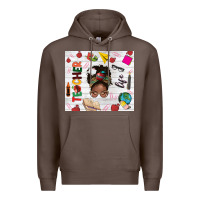 Coffee afro teacher life Premium Hoodie - NancyCooperArtShop