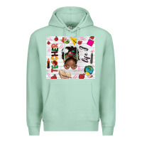 Seafoam afro teacher life Premium Hoodie - NancyCooperArtShop