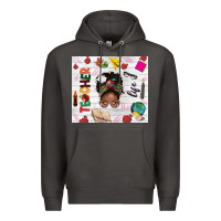 Smoke afro teacher life Premium Hoodie - NancyCooperArtShop