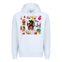 White afro teacher life Premium Hoodie - NancyCooperArtShop