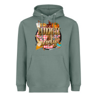Sage fall  lunch lady Heavyweight Hoodie - BarkalooDesign