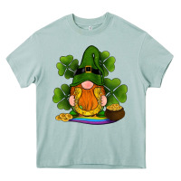Arona st patricks day gnomes shamrock gold horseshoes rainbow Heavy Core Tee - RanaPortraitStore