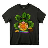 Asphalt st patricks day gnomes shamrock gold horseshoes rainbow Heavy Core Tee - RanaPortraitStore