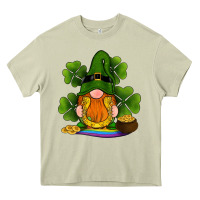 Mossy st patricks day gnomes shamrock gold horseshoes rainbow Heavy Core Tee - RanaPortraitStore