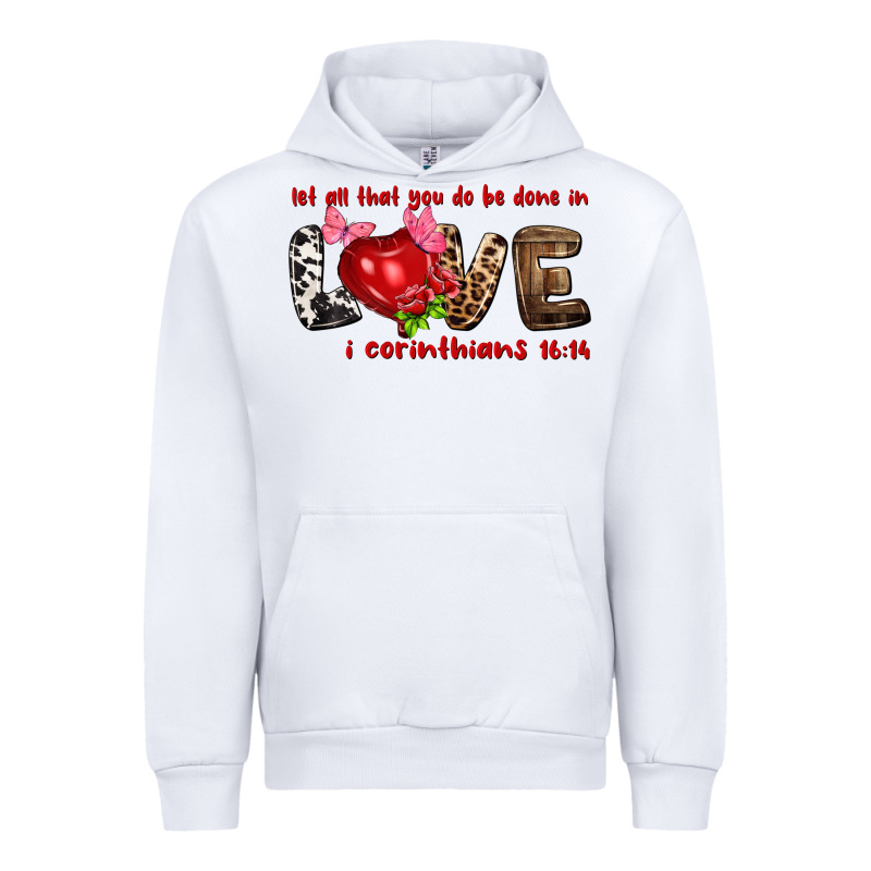 Let All That You Do Be Done In Love I Corinthians Urban Hoodie by HowdyJamesFarm | Teevron