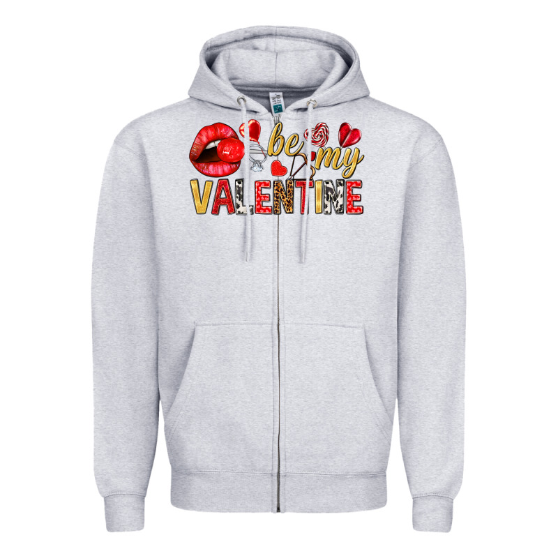 Be My Valentine Zipper Hoodie by NancyCooperArtShop | Teevron