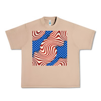 Burro american flag seamless pattern Urban Heavy Tee - BundleAndBundleShop