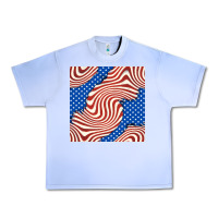 Grape Ice american flag seamless pattern Urban Heavy Tee - BundleAndBundleShop