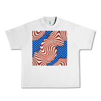 Lunar Rock american flag seamless pattern Urban Heavy Tee - BundleAndBundleShop