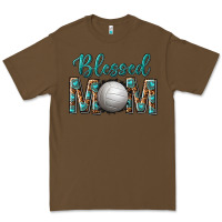 Cacao western blessed mom with volleyball Premium Tee - texasbilliewilder