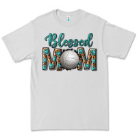 Dove Grey western blessed mom with volleyball Premium Tee - texasbilliewilder