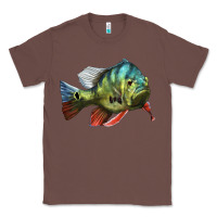 Chestnut Peacock Bass Illustrations Classic Tee - LillyAllenDesigns