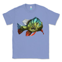 Colony Blue Peacock Bass Illustrations Classic Tee - LillyAllenDesigns