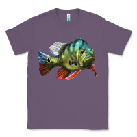 Lavender Peacock Bass Illustrations Classic Tee - LillyAllenDesigns