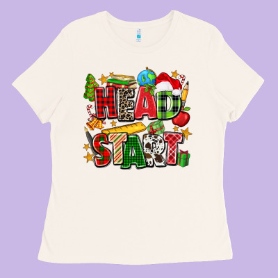 Head Start Christmas Ladies Tee Designed By Zillion Design Studio