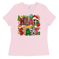 Bubblegum Pink head start christmas Ladies Tee - Zillion Design Studio
