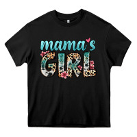 Black mama s girl Heavy Core Tee - Zillion Design Studio