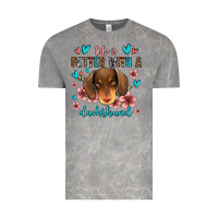 Cloud Rock life is better with a dachshund Vintage Tee - Jasminsmagicworld