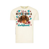 Vintage Arctic life is better with a dachshund Vintage Tee - Jasminsmagicworld