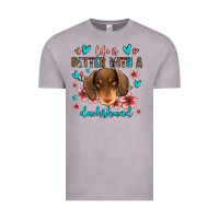 Vintage Zinc life is better with a dachshund Vintage Tee - Jasminsmagicworld