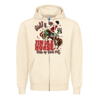 Sandshell giddy up jingle horse pick up your feet Zipper Hoodie - MaliasSmallBusiness
