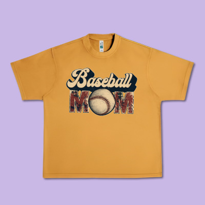Baseball Mom Urban Heavy Tee Designed By Jahusdesignshop