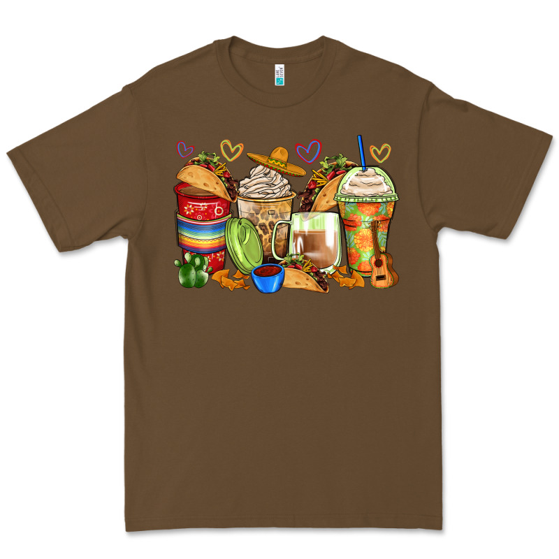 Tacos Coffee Cups Premium Tee by Zillion Design Studio | Teevron